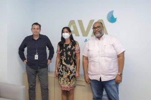 The Ambassador Of Argentina Visits Ava Airways In 2020 To Discuss Economic Opportunities Between The Caribbean And Argentina. Image By Ava Airways.