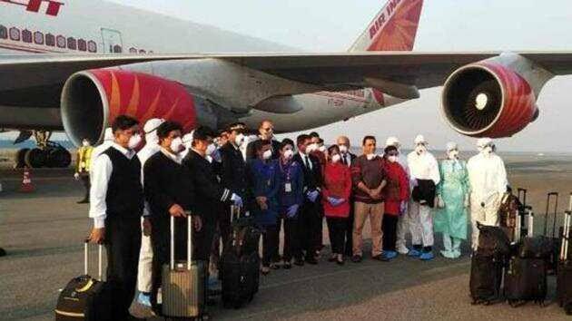 Air India Crew during COVID