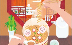 The Cup Noodle Illustration