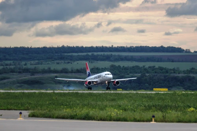 PHOTOS: Air Serbia touches down in Rostov