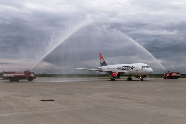 PHOTOS: Air Serbia touches down in Rostov