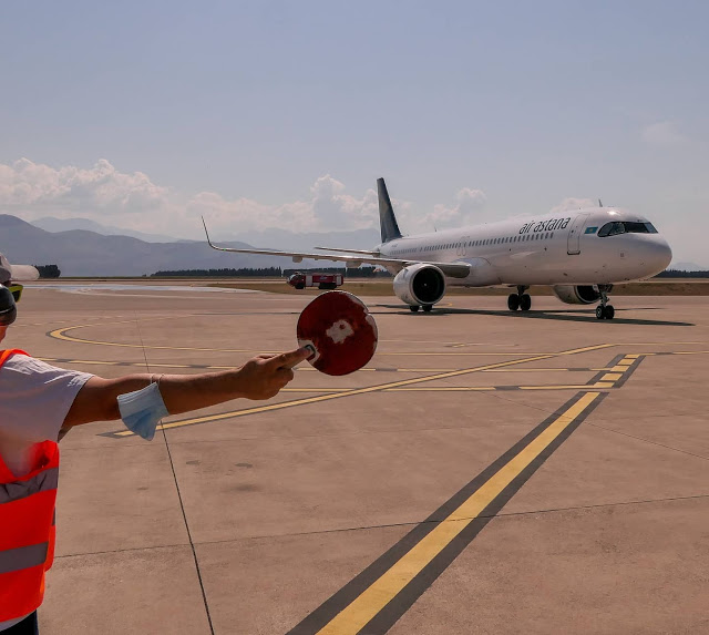 PHOTOS: Air Astana launches Podgorica service