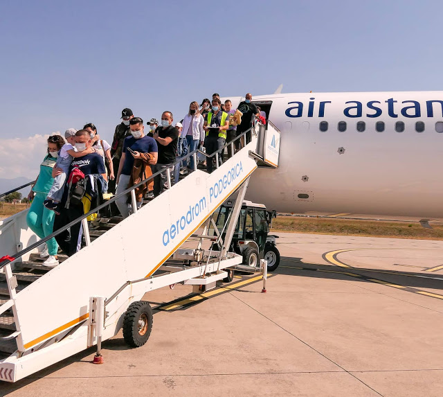 PHOTOS: Air Astana launches Podgorica service