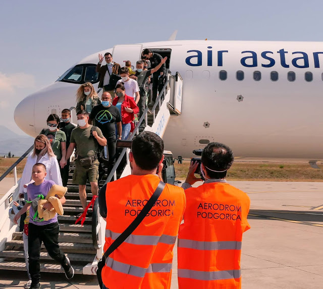 PHOTOS: Air Astana launches Podgorica service