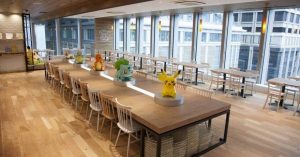 the pokemon cafe in Tokyo.