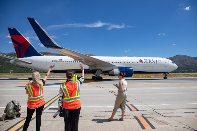 PHOTOS: Delta touches down in Dubrovnik