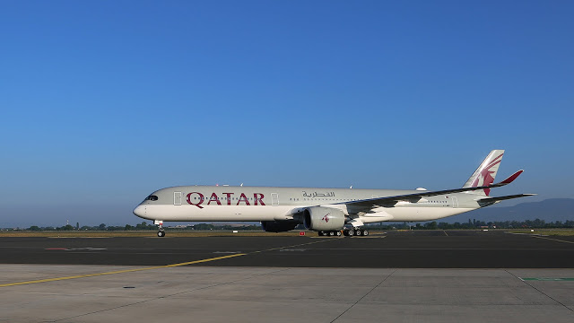 Qatar Airways runs special A350 flight to Zagreb