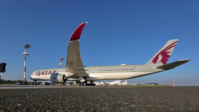 Qatar Airways runs special A350 flight to Zagreb