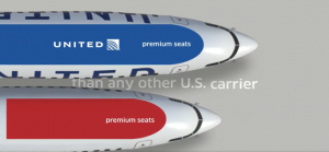 More premium seats compared to other U.S. carriers 