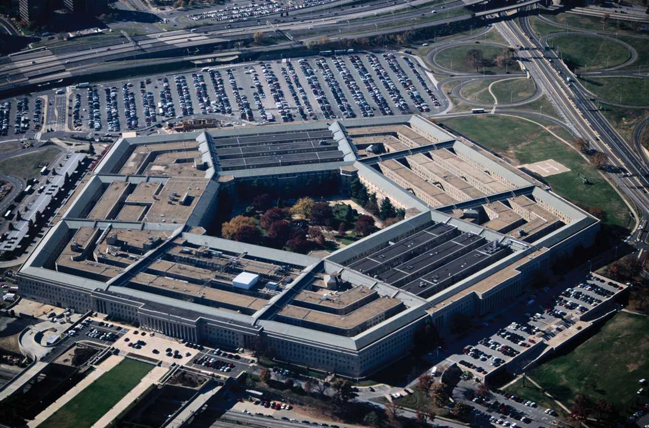 To show pentagon offices