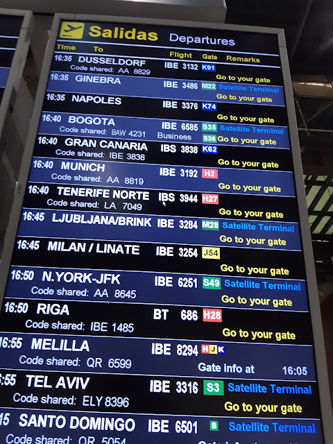 TRIP REPORT: Iberia, Ljubljana - Madrid - Ljubljana