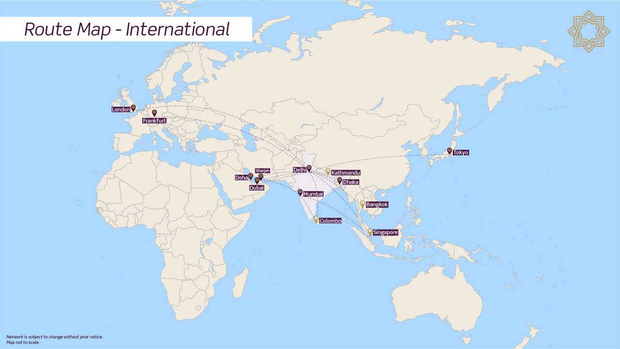 Vistara's International Destinations