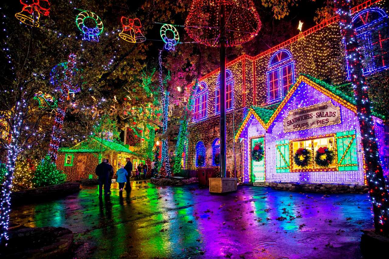 From Branson, Missouri, to Newport Beach, California, here’s our guide to 13 of the best holiday light shows in the US