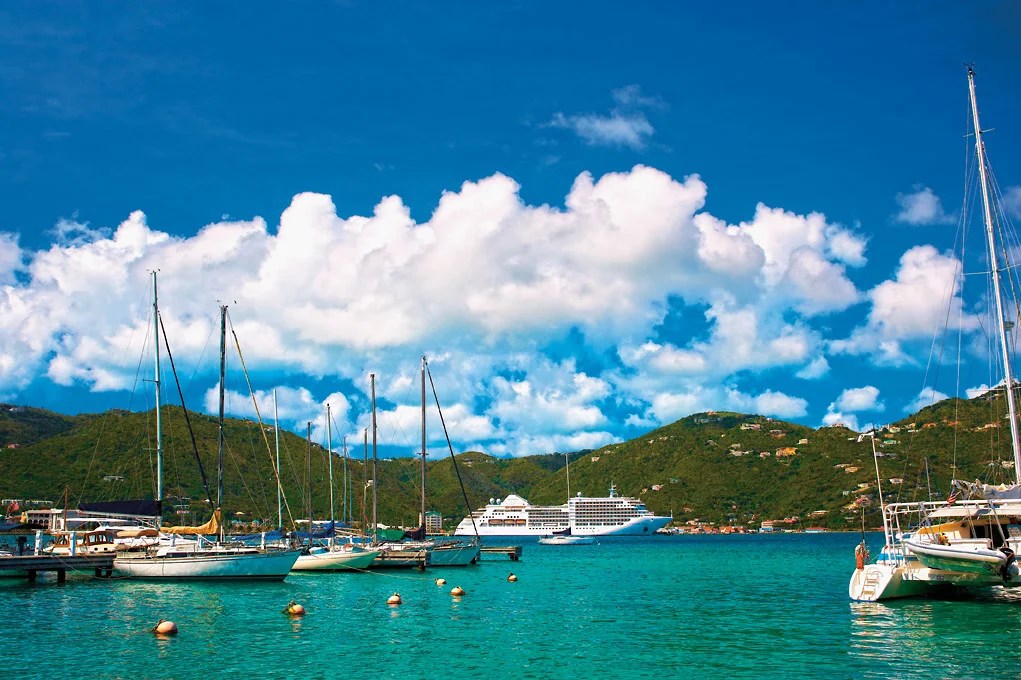 Silversea Silver Spirit in Tortola (Photo courtesy of Silversea)