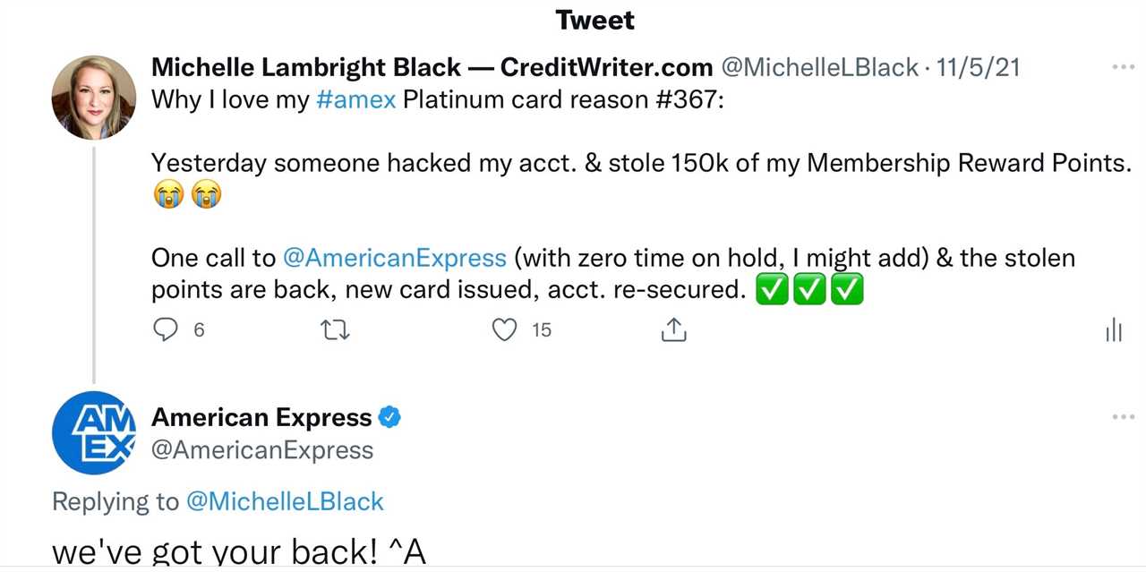 How American Express helped me when a thief stole 150K Membership Rewards points