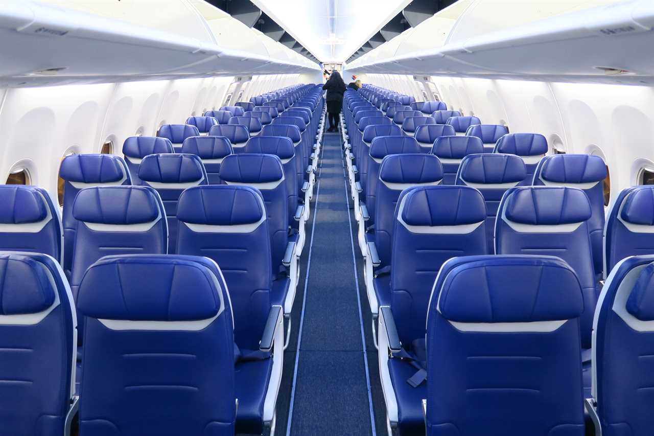 Southwest aircraft seating