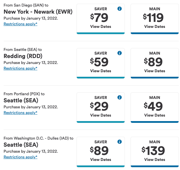 Alaska Airlines flash sale with one-way flights starting at $29