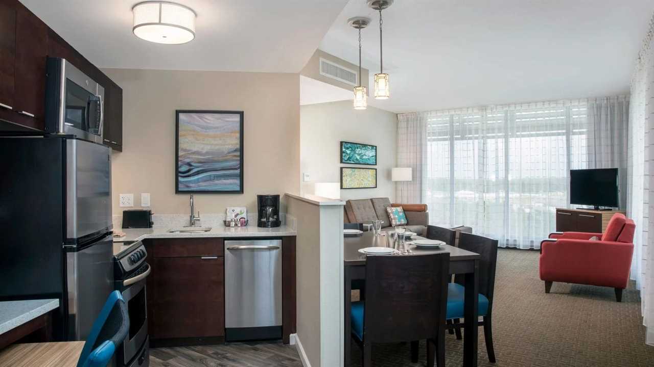 It looks like an apartment, but it's actually a TownePlace Suites in Orlando (Photo courtesy of the hotel)