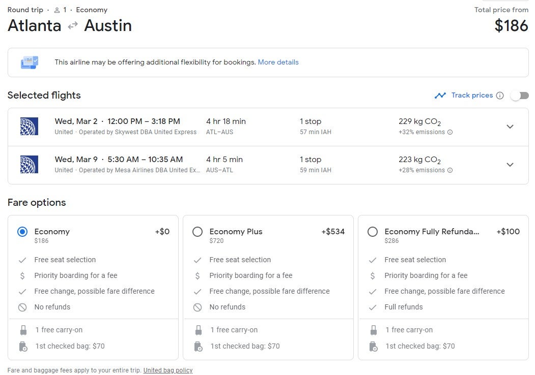 Deal alert: United flights to Austin, Texas, for as low as $98