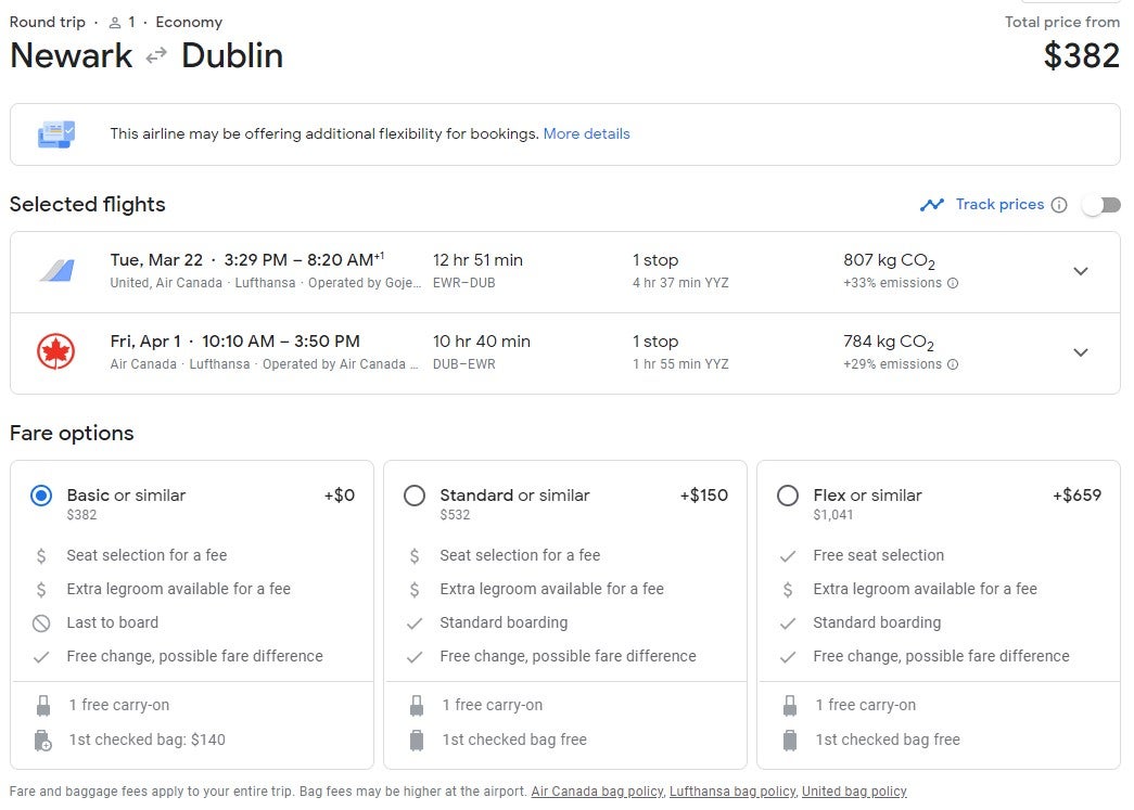 Deal alert: Round-trip flights to Dublin under $400