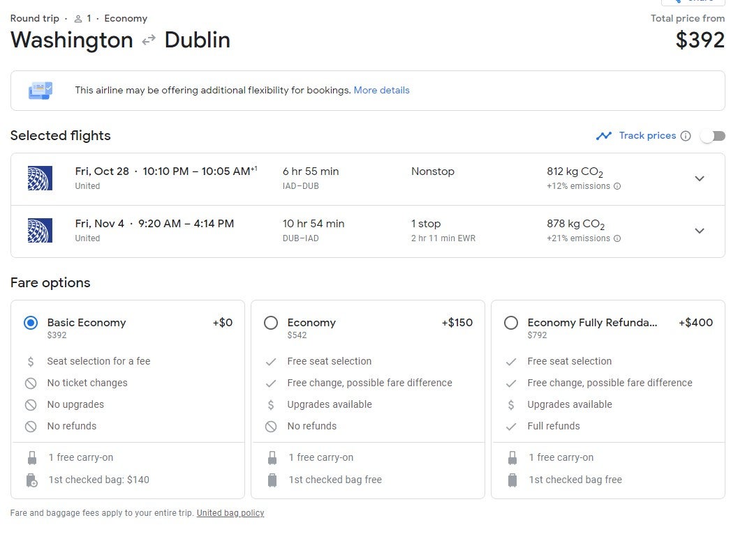 Deal alert: Round-trip flights to Dublin under $400