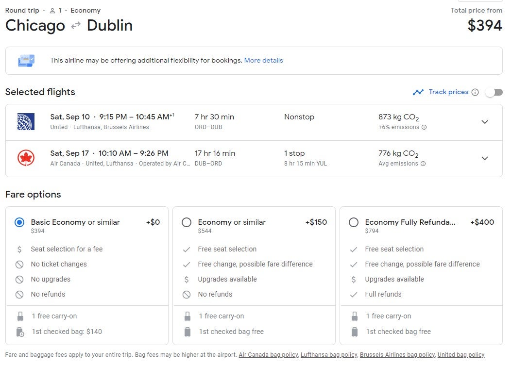 Deal alert: Round-trip flights to Dublin under $400