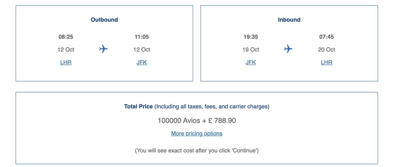 British Airways increases surcharges on long-haul Avios redemptions