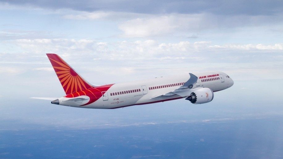 Air India aeroplane in flight