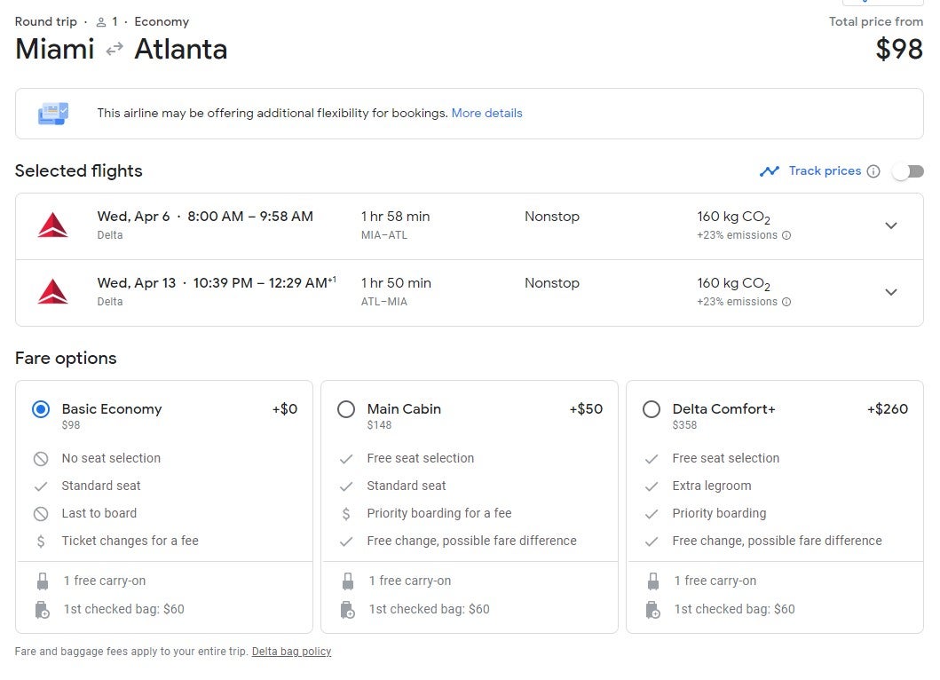 Deal alert: Round-trip Delta flights to Atlanta starting at $98