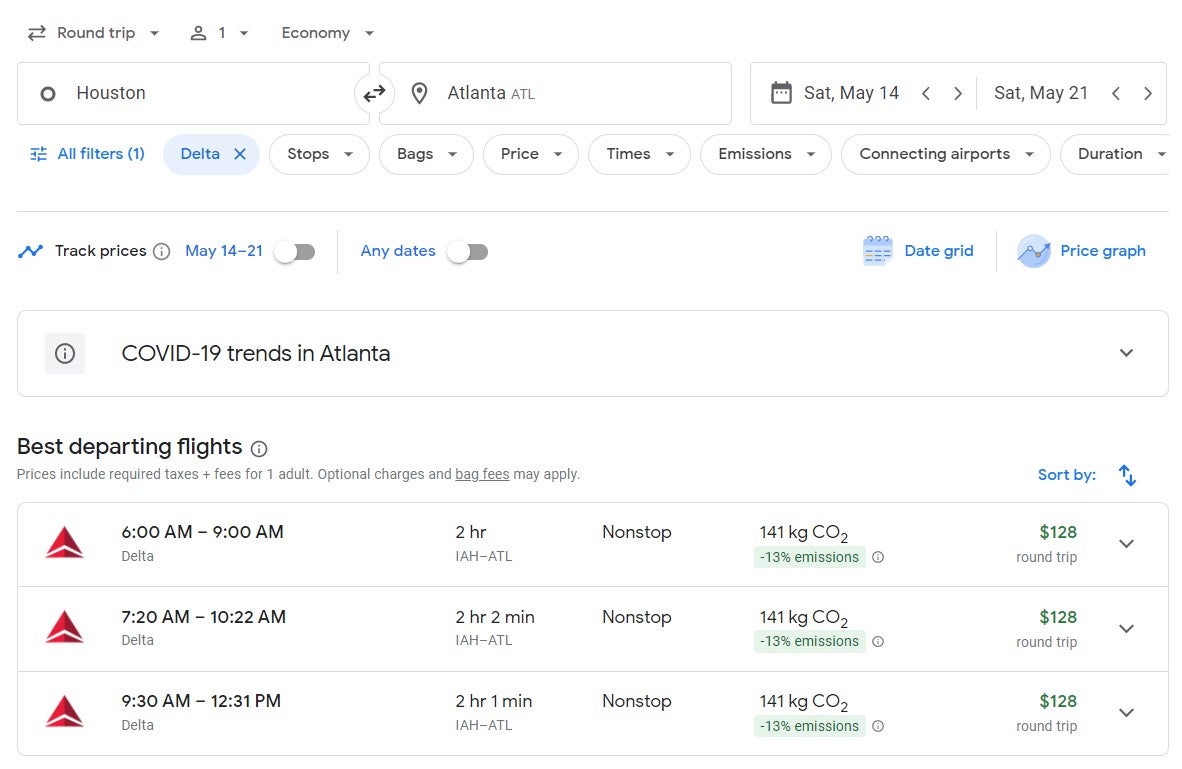 Deal alert: Round-trip Delta flights to Atlanta starting at $98