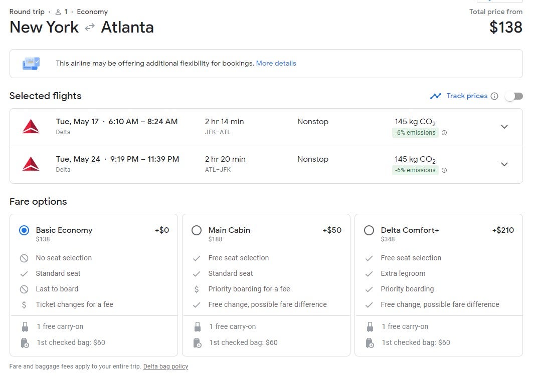 Deal alert: Round-trip Delta flights to Atlanta starting at $98