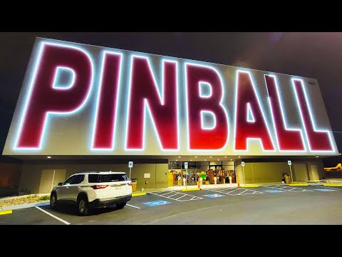 Inside the PINBALL HALL OF FAME on the LAS VEGAS STRIP