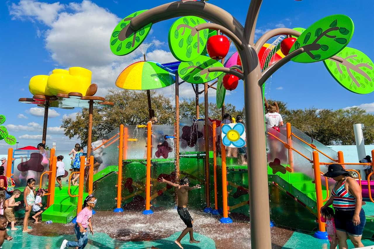 Splash park at Peppa Pig Theme Park