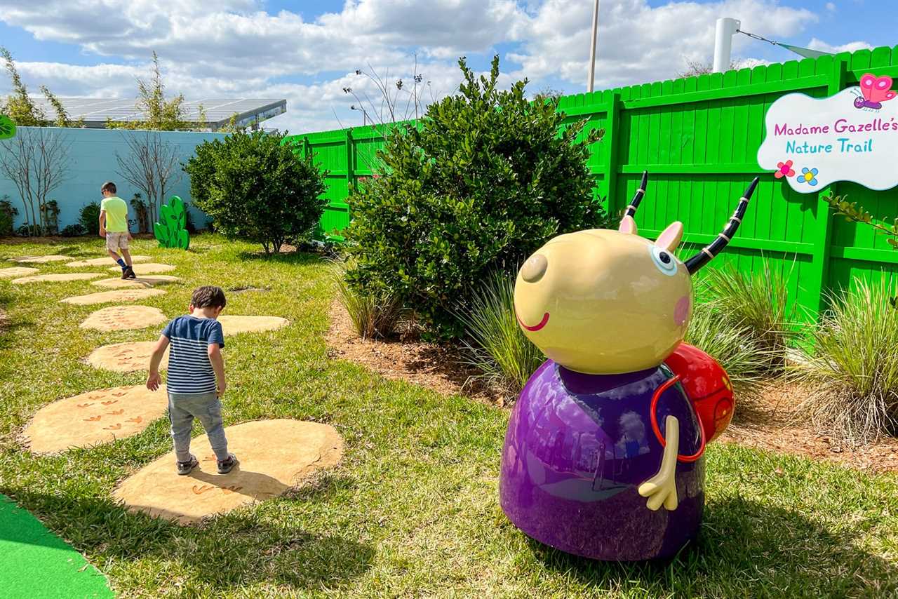 Nature trail at Peppa Pig Theme Park