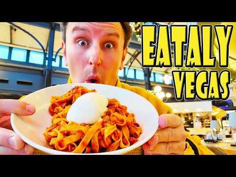 EPIC ITALIAN FOOD HALL in Las Vegas: Eataly at Park MGM