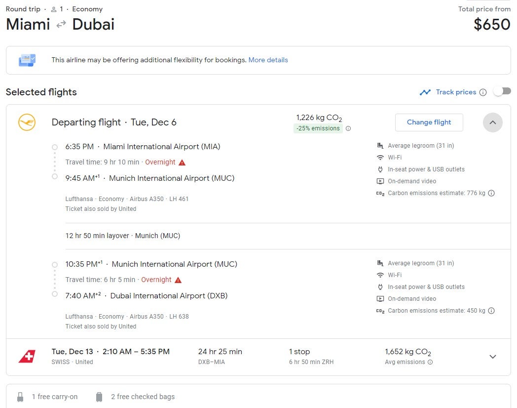 Deal alert: Flights to Dubai starting from $568