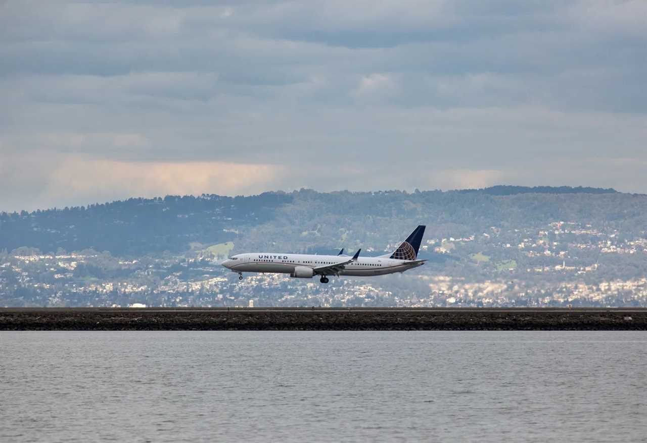 The view of the planes landing at SFO. (Photo by Angelo DeSantis / Getty Images)