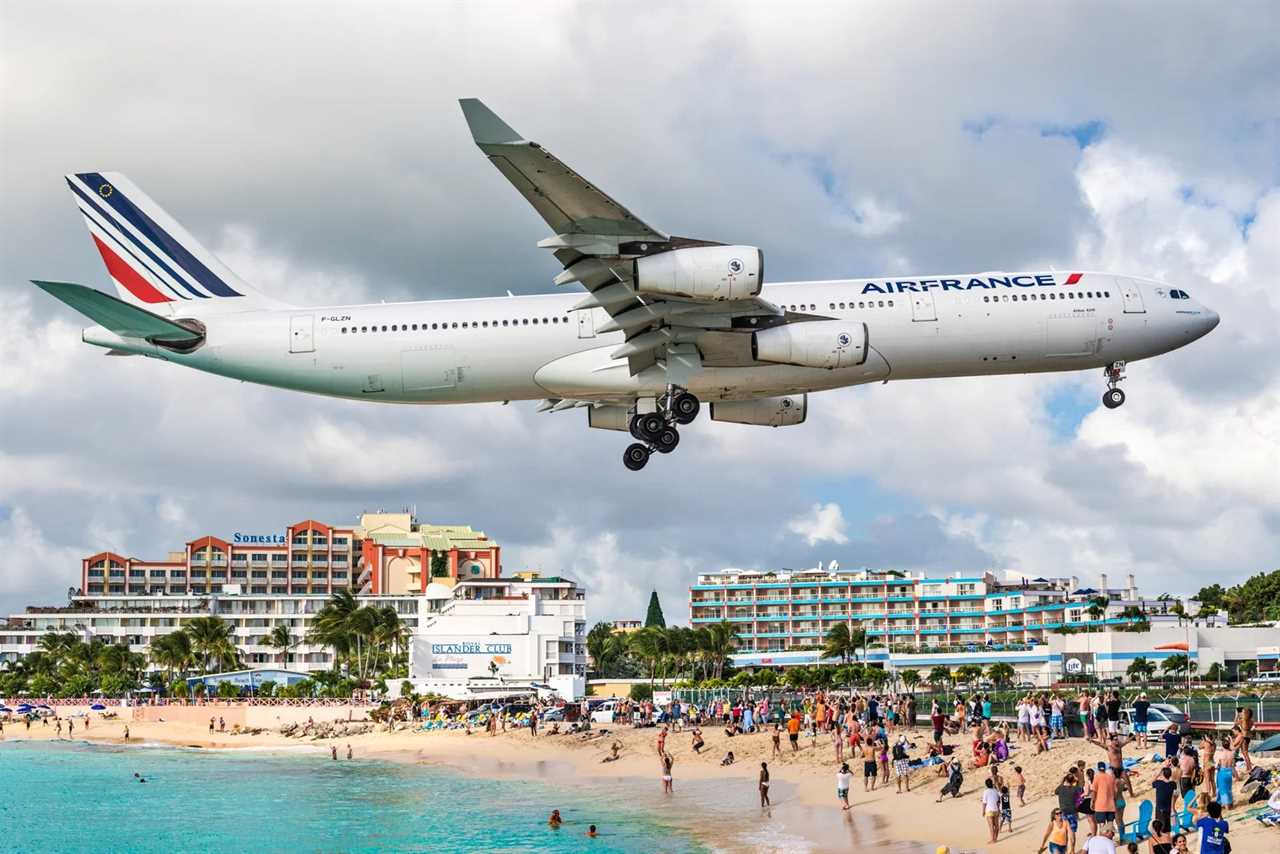 Maho Beach on Saint Maarten. (Photo by SeanPavonePhoto / Getty Images)