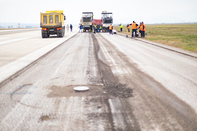 PHOTOS: Skopje Airport runway overhaul advances