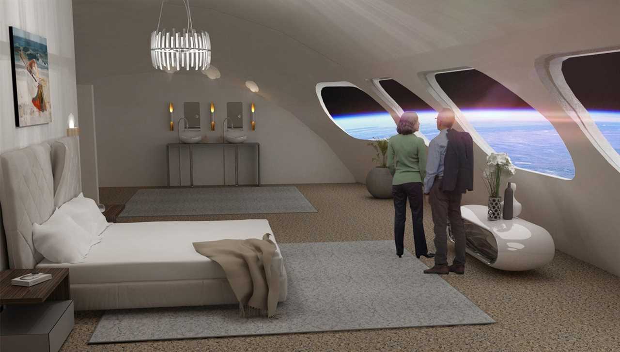 luxury sweet aboard outer space Voyager