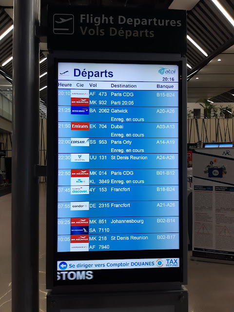 Air Mauritius / Air France HOP: Mauritius - Ljubljana via Paris
