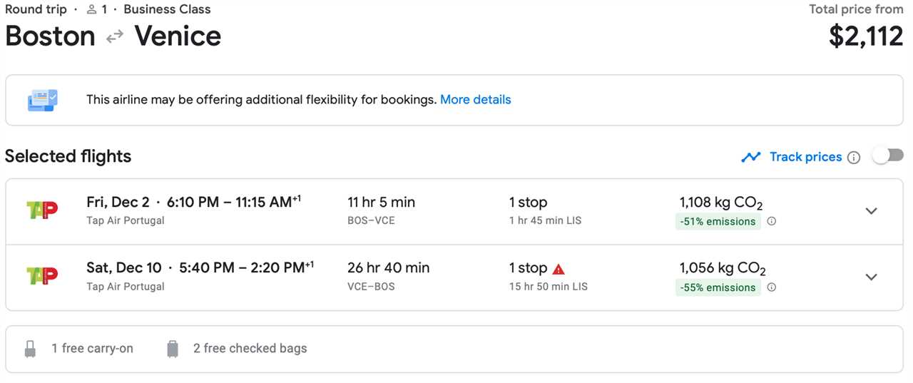 Deal Alert: Fly Business Class to Italy from NYC, Los Angeles & Seattle from $1.7K