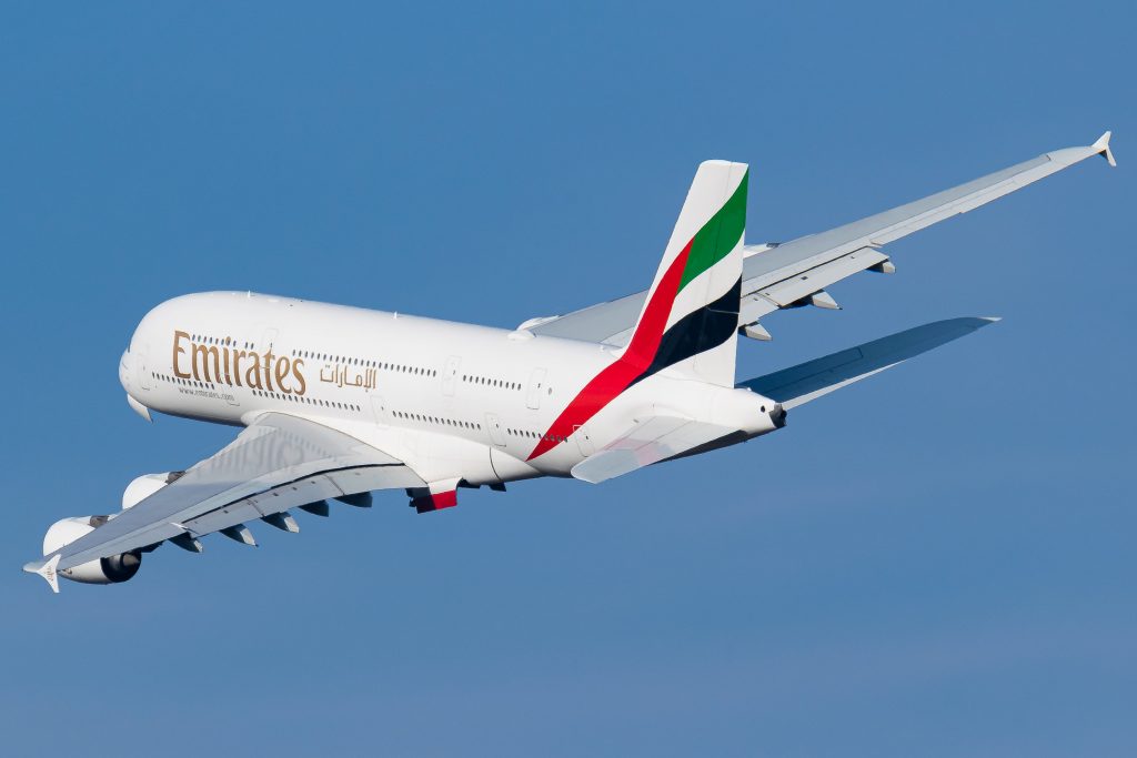 Emirates A380 taking off. @ Marco Macca / Travel Radar