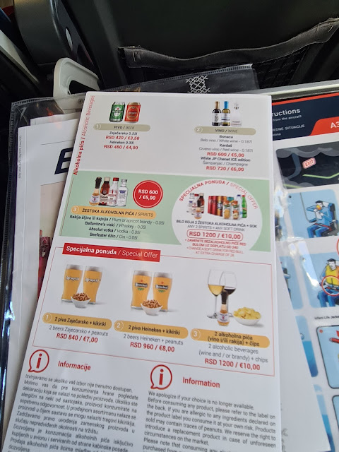 TRIP REPORT: Air Serbia, Belgrade - Brussels in business