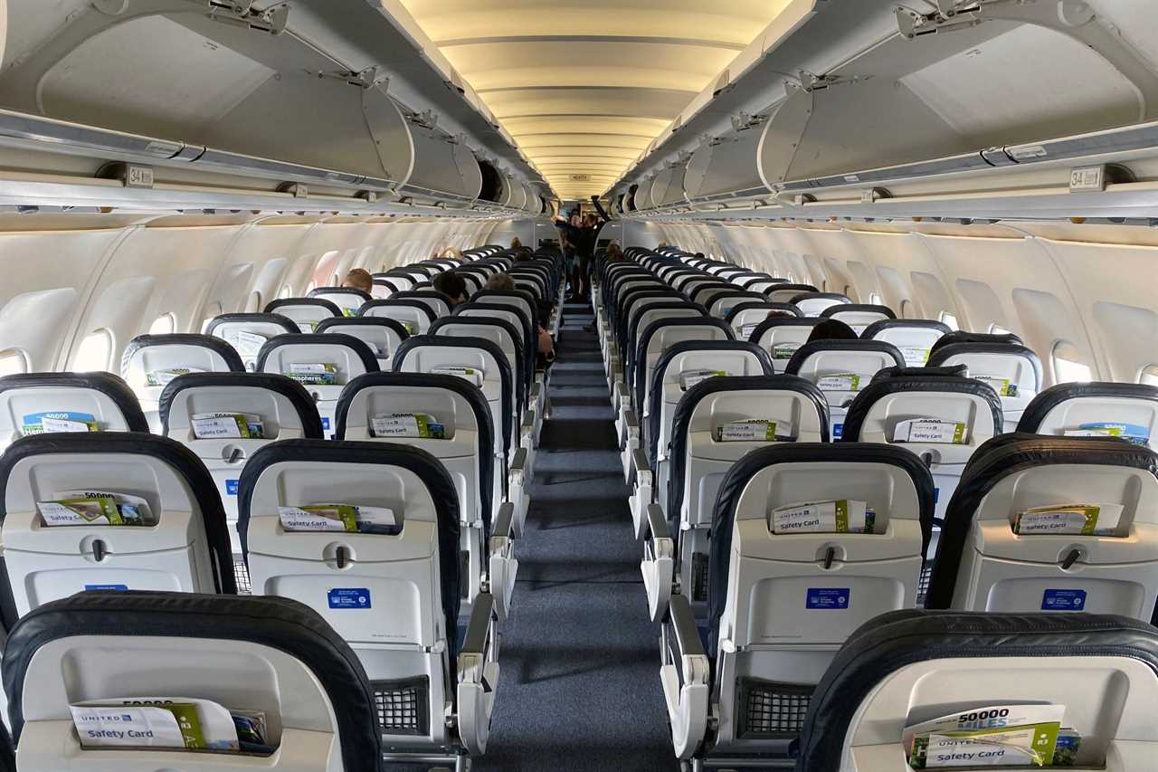 United economy cabin