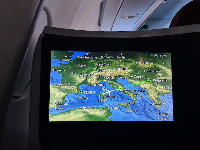 TRIP REPORT: Air Serbia, Barcelona - Belgrade on A330