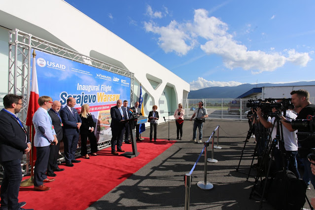 PHOTOS: LOT touches down in Sarajevo