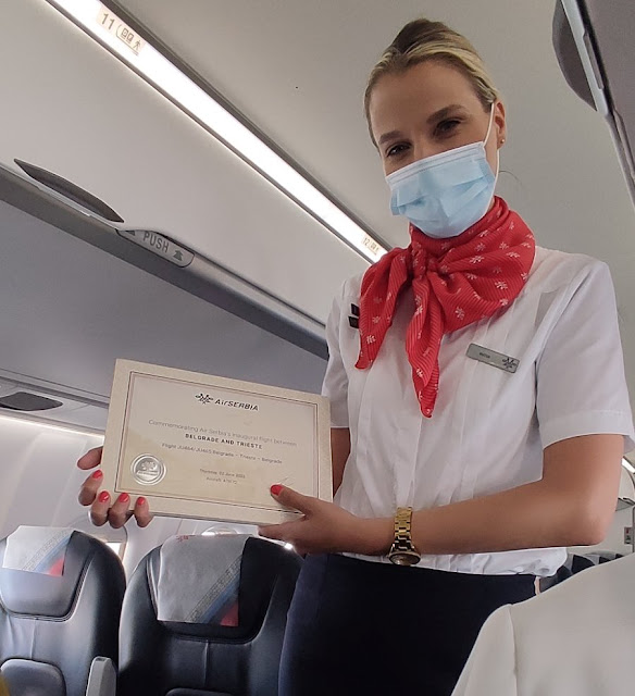 PHOTOS: Air Serbia touches down in Trieste