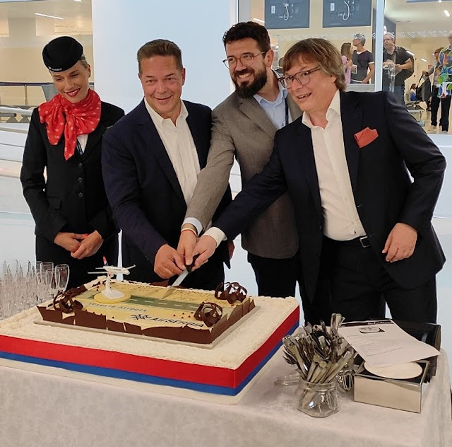 PHOTOS: Air Serbia touches down in Trieste