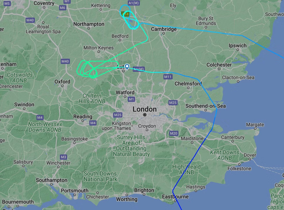 Wizz Air flight redirected from Luton